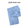 Quần mặc áo tràng lam và nâu vải lụa tằm ý, kate lụa, kate nam nữ đều mặc được
