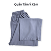 Quần mặc áo tràng lam và nâu vải lụa tằm ý, kate lụa, kate nam nữ đều mặc được