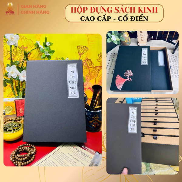 Hộp đựng tập vở sách kinh cao cấp