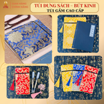 Túi đựng sách Kinh, Túi đựng bút chép Kinh hoạ tiết hoa văn cổ