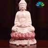 Tượng Phật Chất Liệu Gốm Sứ Tử Sa Hồng Cao Cấp (Địa Tạng, Quan Âm, A Di Đà, Đại Thế Chí)