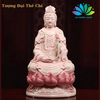 Tượng Phật Chất Liệu Gốm Sứ Tử Sa Hồng Cao Cấp (Địa Tạng, Quan Âm, A Di Đà, Đại Thế Chí)