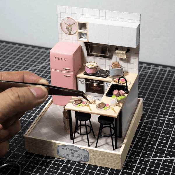 Mô hình lắp ghép Bếp Nhỏ GECKO LABS thử thách sự khéo léo, giải tỏa căng thẳng