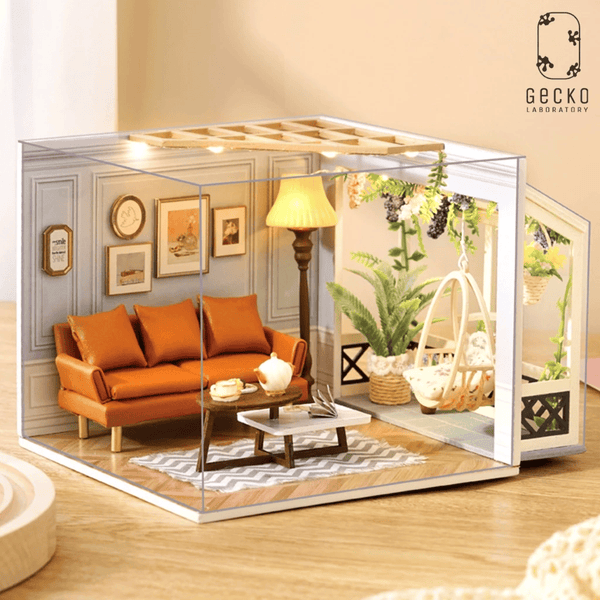 Mô hình lắp ghép Phòng Khách thương hiệu GECKO LABS thử thách sự khéo léo