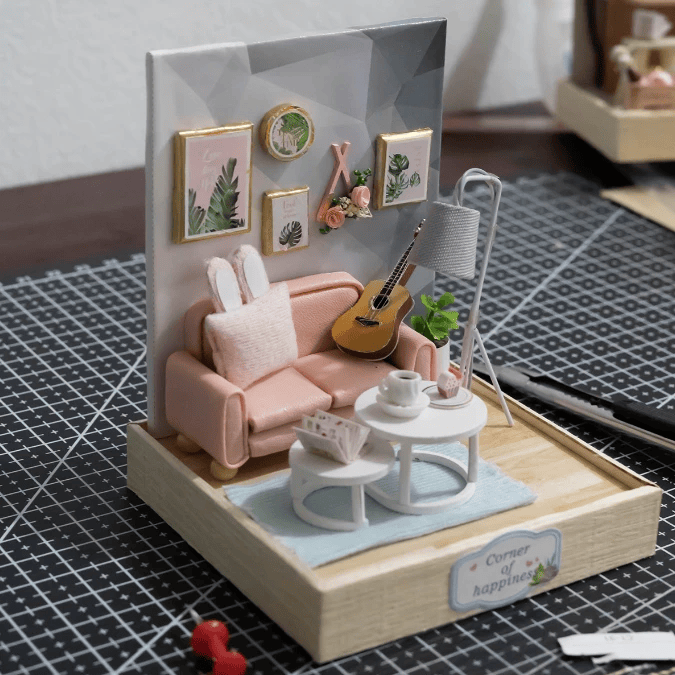 Mô hình lắp ghép Sofa Coner GECKO LABS thử thách sự khéo léo