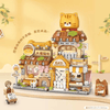 LOZ Mini Building Blocks – Japanese-Style Street Shop Mode