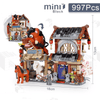 LOZ Mini Building Blocks – Japanese-Style Street Shop Mode