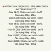 Áo tràng Phật tử đi chùa hoặc tu tại gia nam nữ - áo pháp phục choàng khi hành lễ