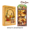 CUTEBEE DIY Book Nook - Mô hình lắp ghép thủ công bằng gỗ cao cấp