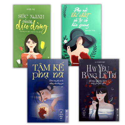 Combo sách "Yêu Bằng Lý Trí – Sống Với Khí Chất": Tâm Kế Phụ Nữ + Hãy Yêu Bằng Lý Trí + Phụ Nữ Khí Chất Sẽ Tự Có Hào Quang + Sức Mạnh Của Sự Dịu Dàng
