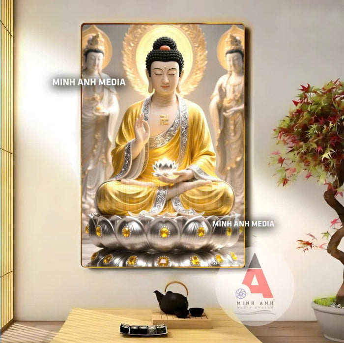 P06 - Tranh tráng gương Phật Bồ Tát