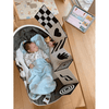 Sách cho bé - Kích Thích Thị Giác - Black and White Cho Trẻ Sơ Sinh - Combo 4 cuốn - Lật mở zigzag - Bồi cứng hoàn toàn