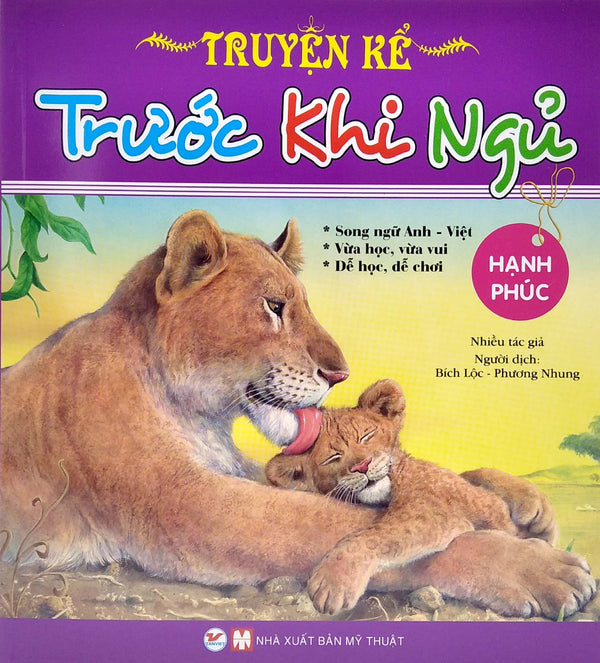 Truyện kể trước khi ngủ - hạnh phúc - Song ngữ Anh Việt - Tân Việt Books