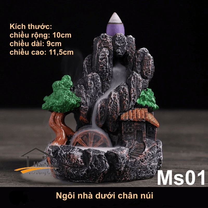 Thác khói trầm hương cao cấp - Nhà cửa thơm tho, làm sạch không gian sống