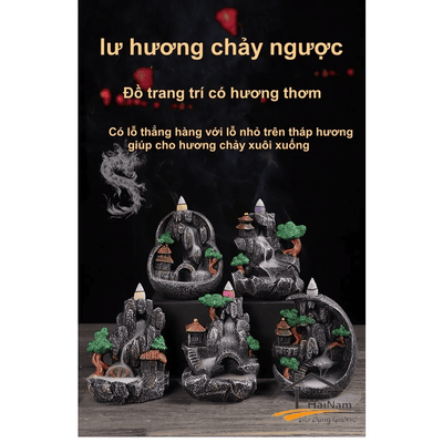 Thác khói trầm hương cao cấp - Nhà cửa thơm tho, làm sạch không gian sống