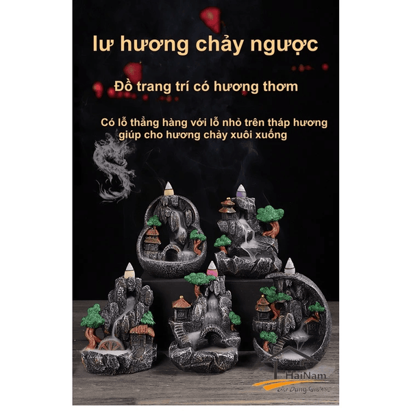 Thác khói trầm hương cao cấp - Nhà cửa thơm tho, làm sạch không gian sống