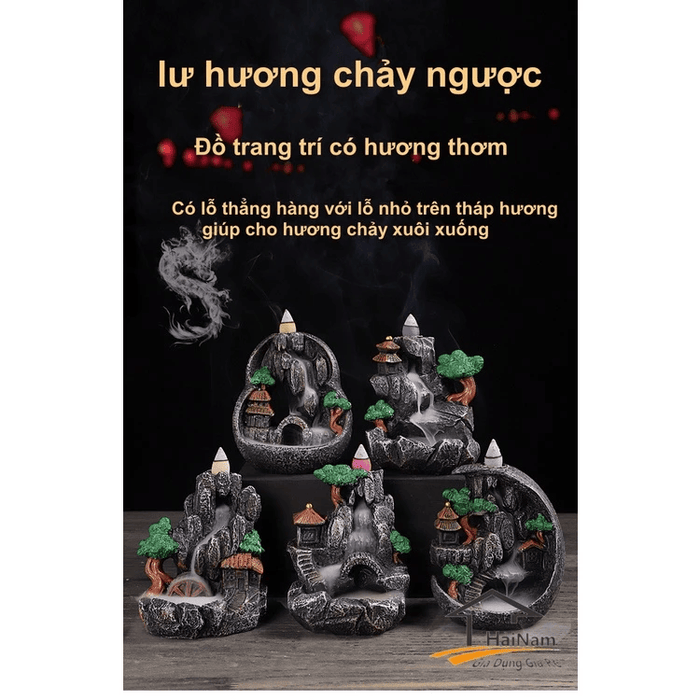 Thác khói trầm hương cao cấp - Nhà cửa thơm tho, làm sạch không gian sống