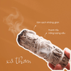 Bộ Thanh Tẩy Nhà Cửa Xô Thơm Trắng & Palo Santo, Xô Thơm Thanh Tẩy, Xông Nhà Mới, White Sage