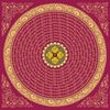 Tranh tô Mandala Lục Tự Đại Minh Chú - Om Mani Padme Hum (tặng kèm cọ, màu)
