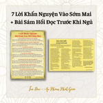 7 Lời Khấn Nguyện Đọc Vào Mỗi Sớm Mai - Bài Sám Hối Đọc Trước Khi Đi Ngủ - Khổ A4