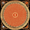Tranh tô Mandala Chú Lăng Nghiêm chữ Phạn (tặng cọ, màu)
