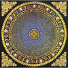 Tranh tô Mandala Chú Lăng Nghiêm chữ Phạn (tặng cọ, màu)