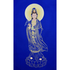 (40x65cm) Tranh tô Bồ Tát Quan Thế Âm (tặng kèm cọ, màu nhũ vàng)