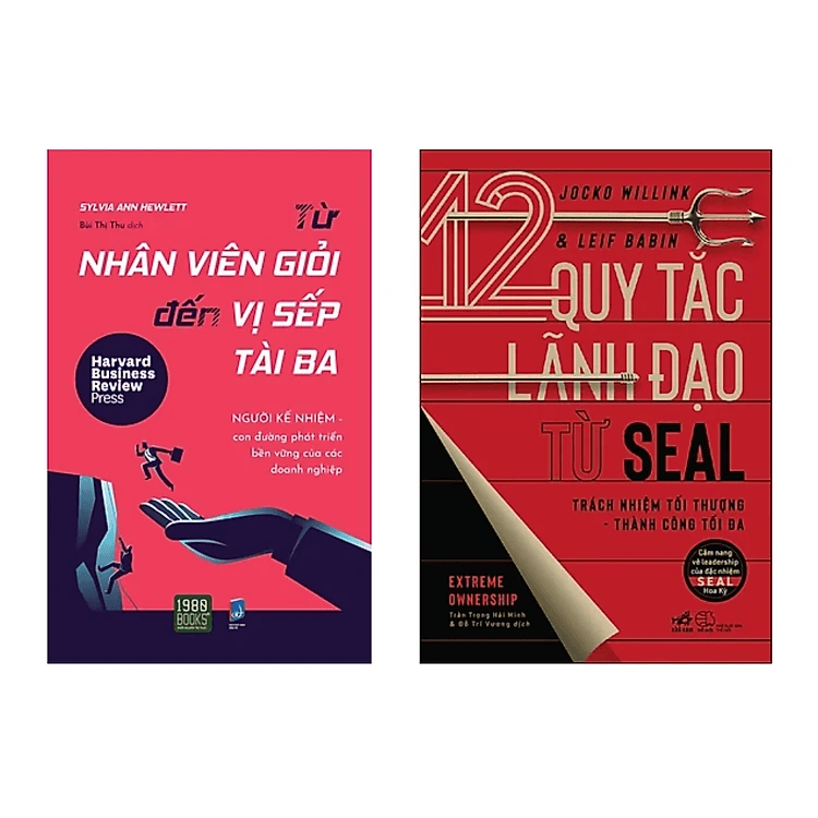 Combo 2 Cuốn Quản Trị Doanh Nghiệp: Từ Nhân Viên Giỏi Đến Vị Sếp Tài Ba + 12 Quy Tắc Lãnh Đạo Từ Seal