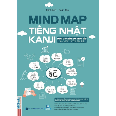 Mind Map Kanji Tiếng Nhật - Dành Cho Trình Độ Trung Cấp