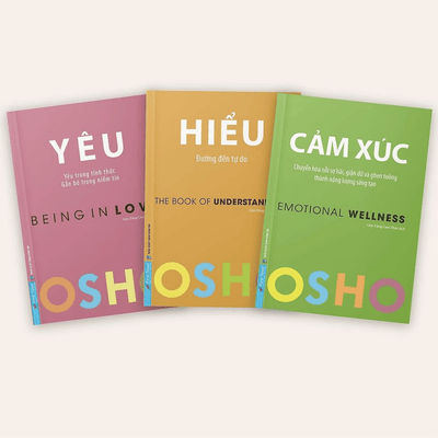 Combo 3 Cuốn Osho: Yêu + Hiểu + Cảm Xúc