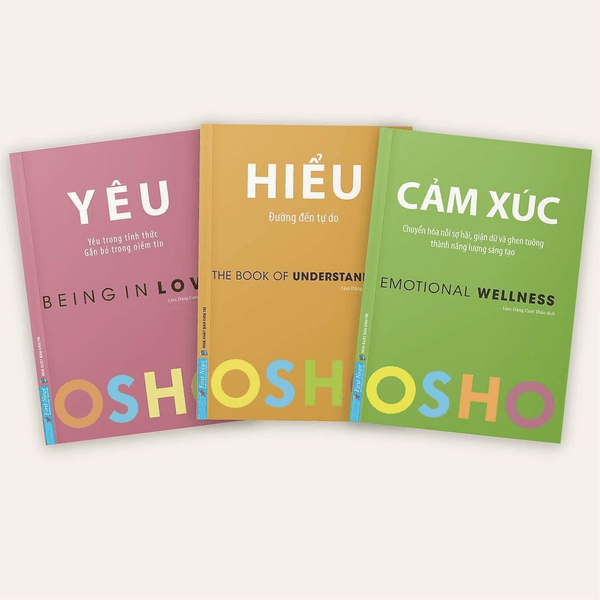 Combo 3 Cuốn Osho: Yêu + Hiểu + Cảm Xúc