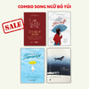 Combo 4 cuốn song ngữ Anh Việt chữa lành ( Let's grow up together + The journey of being yourself ( bìa trắng quyển 2) + The journey into summer (Bản mùa hè) + Nhà trong tim )