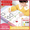 Combo Tập Tô Vẽ Thông Minh Xóa Được 64 Trang - Học Liệu Montessori Đồ Chơi Giáo Dục Cho Bé