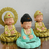 Tượng phật như lai gật đầu năng lượng ánh sáng