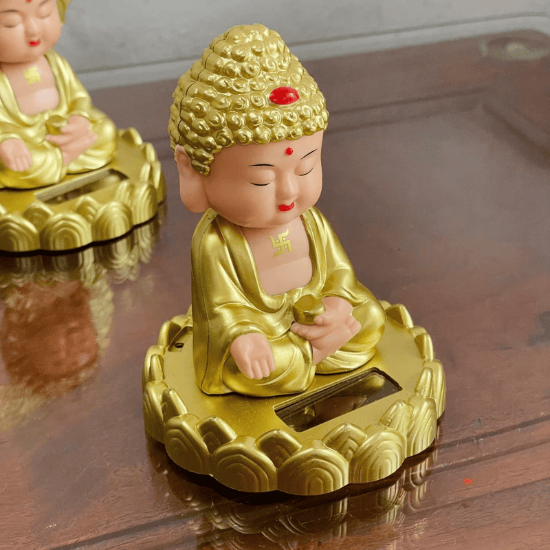 Tượng phật như lai gật đầu năng lượng ánh sáng