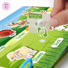 Sách Bận Rộn Bóc Dán Busy Book Montessori - Cho Bé Học Tiếng Anh, Phát Triển Tư Duy Trí Tuệ, DIY