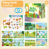 Sách Bận Rộn Bóc Dán Busy Book Montessori - Cho Bé Học Tiếng Anh, Phát Triển Tư Duy Trí Tuệ, DIY