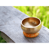 Chuông Xoay, Bát Hát, Singing Bowl, Chuông Thiền Yoga, Bộ Kèm Dùi Và Đế Gấm Size 8cm, 11cm, 15cm