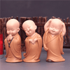 Tượng chú tiểu mini đáng yêu mang lại an nhiên trong cuộc sống