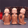 Tượng chú tiểu mini đáng yêu mang lại an nhiên trong cuộc sống