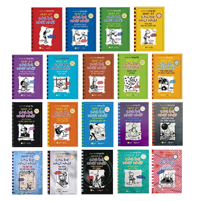 Nhật Ký Chú Bé Nhút Nhát song ngữ trọn bộ 19 tập - Diary of a Wimpy Kid tặng kèm file nghe
