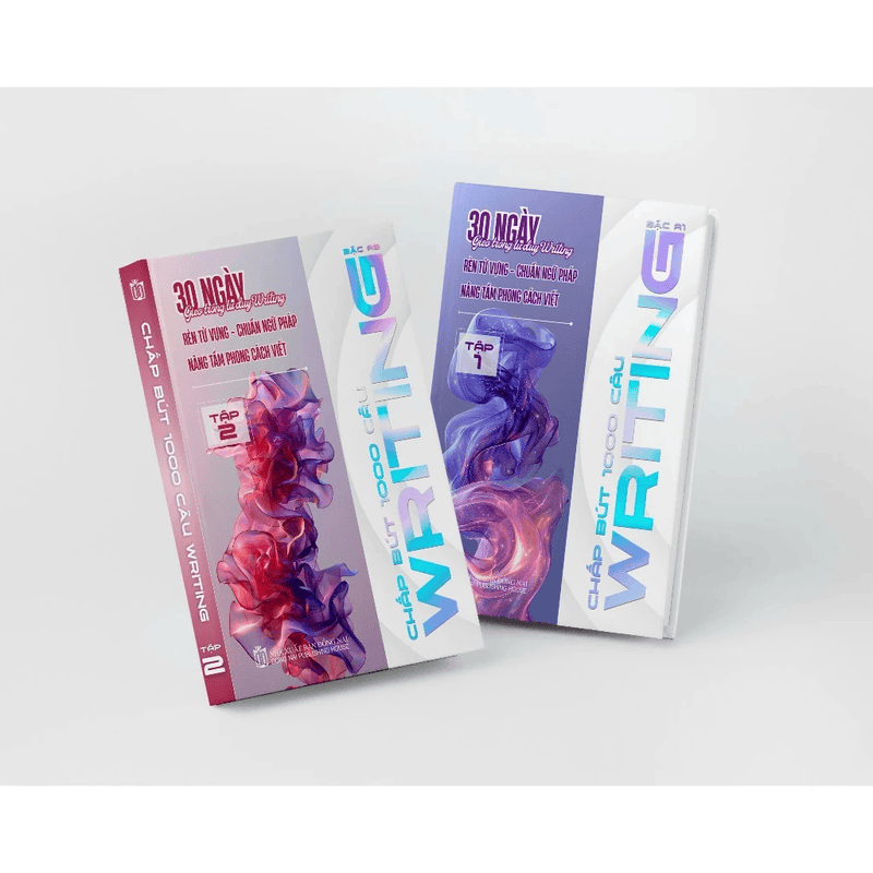 [Kèm Audio] Bộ 2 Sách Chấp Bút 1000 Câu Writing – 60 Ngày Gieo Trồng Tư Duy Writing- Cải Thiện Kỹ Năng Viết