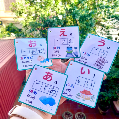 [FLASHCARD TIẾNG NHẬT]-Bộ thẻ học bảng chữ cái Tiếng Nhật Katakana
