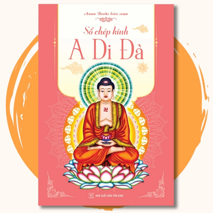 Vở chép kinh, sổ chép kinh A Di Đà in mờ giấy cao cấp (24 x16cm) - Anan Books Biên Soạn