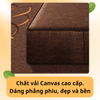 Tọa cụ - đệm ngồi thiền sơ dừa cao cấp không xẹp - có thể gấp gọn