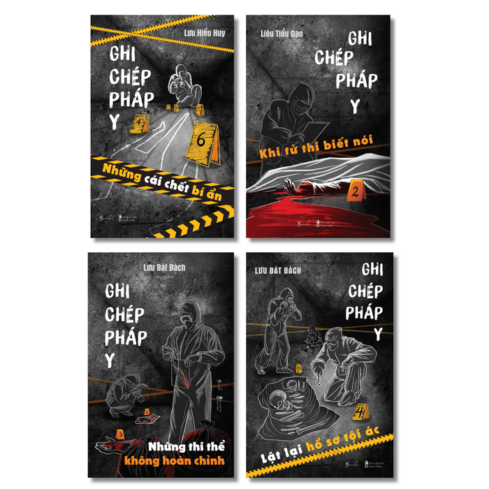 Bộ 4 cuốn Ghi Chép Pháp Y