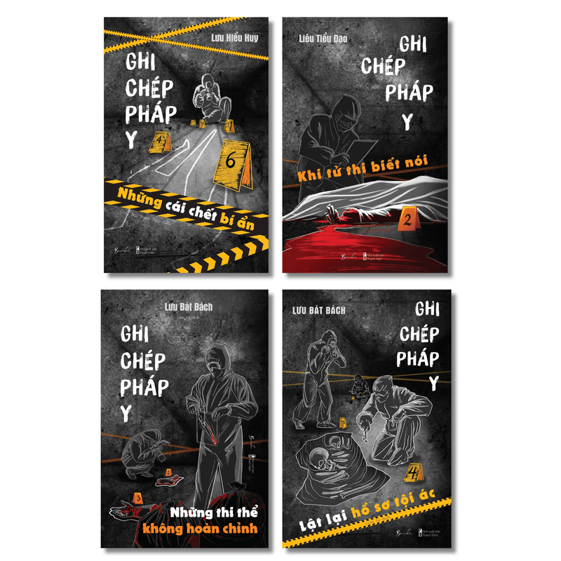 Bộ 4 cuốn Ghi Chép Pháp Y