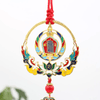 Khánh treo xe ô tô phong cách Phật Giáo Tây Tạng hình Bát Cát Tường, Thập tướng tự tại, Kalachakra, Cửu cung bát quái