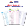 Takenote 6000 từ vựng IELTS theo band 0-4.5, 4.5-5.5, 5.5-6.5, 6.5+ dễ học dễ nhớ
