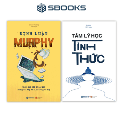 Combo 2 Cuốn: Định Luật Murphy + Tâm Lý Học Tỉnh Thức (Sbook)